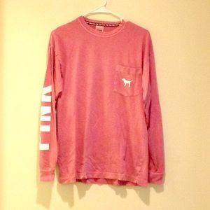 Pink XS long sleeve shirt